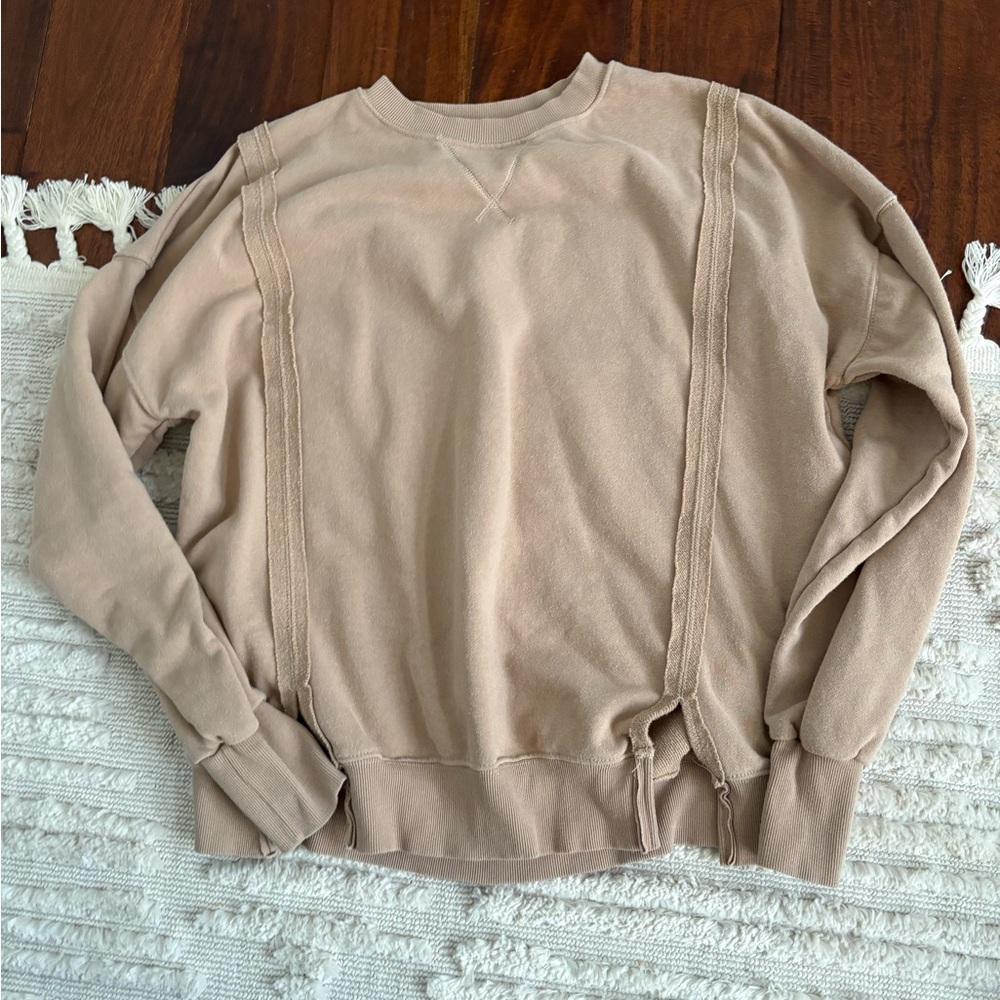 Tan BKE crew neck